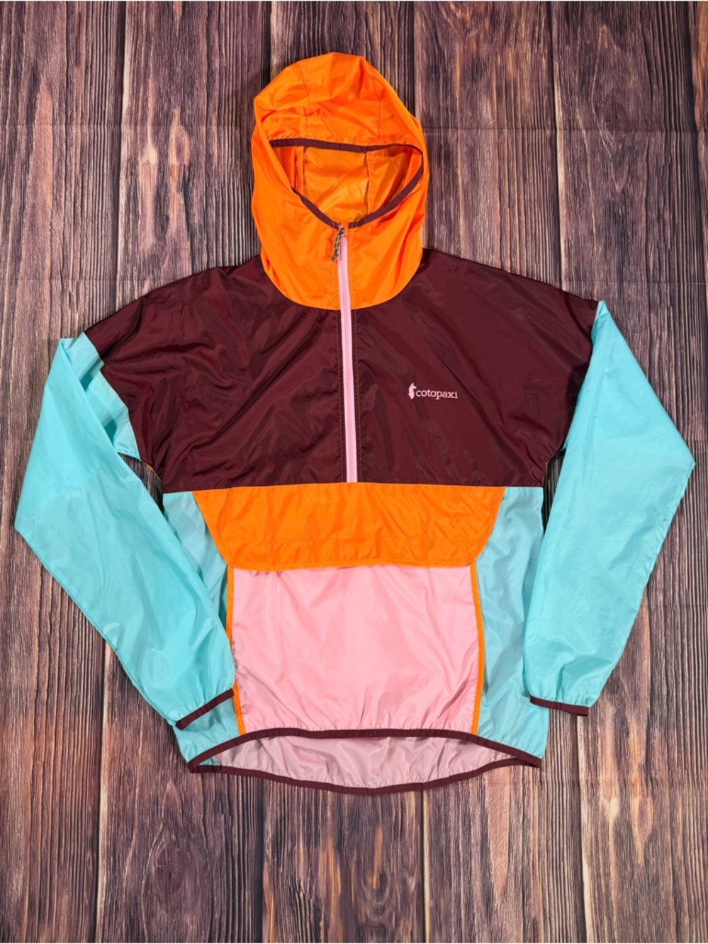 Cotopaxi Teca Half-Zip Windbreaker Jacket Malibu Unisex Women’s M/Men’s S